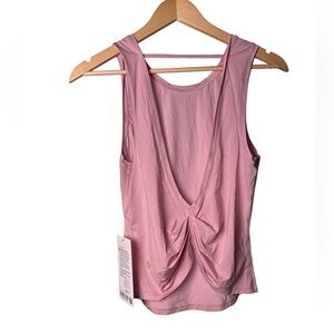 Lululemon Deep Stretch Tank Pink Haze NWT Size 4